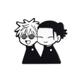 Gojo and Geto Teen Duo Pin