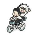 Gojo & Geto Bike Buddies Pin